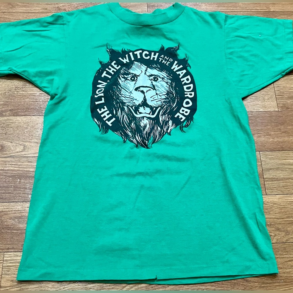 Vintage The Lion The Witch & The Wardrobe T Shirt Mens Size Small 80s 90s Hanes